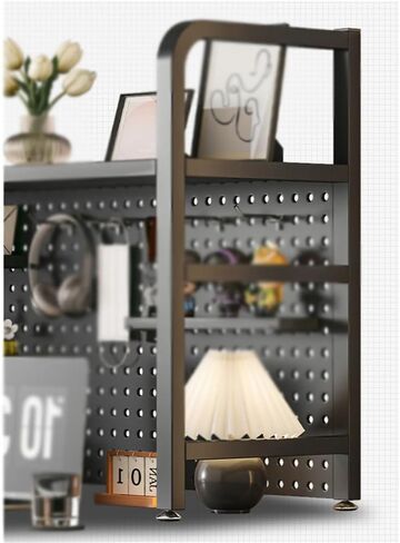 Desktop Hole Board Iron Bookshelf Desk Storage Rack in Saudi Arabia