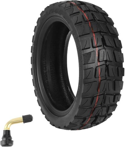 10x2.75-6.5 Off-Road Tubeless Tire - 10 Inch Electric Scooter Replacement Vacuum Tire Compatible With Speedway 5 Dualtron 3 Hover-1 Alpha gotrax G4 Electric Scooter in Saudi Arabia