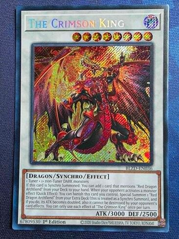 The Crimson King - BLZD-EN036 - Secret Rare - 1st Edition in Kuwait