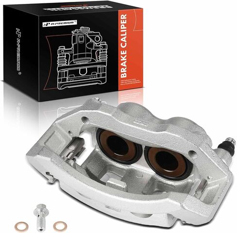 A-Premium Disc Brake Caliper Assembly with Bracket Compatible with Dodge Durango 2003 - Front Left Driver Side in Kuwait