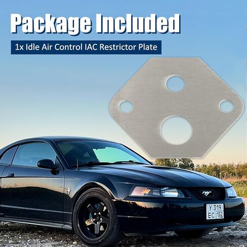 Idle Air Control IAC Restrictor Plate Aluminum Fit For Ford Mustang 1986-2004 5.0 4.6 3.8 V6 V8 in Saudi Arabia
