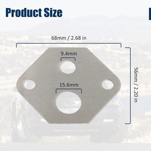 Idle Air Control IAC Restrictor Plate Aluminum Fit For Ford Mustang 1986-2004 5.0 4.6 3.8 V6 V8 in Saudi Arabia