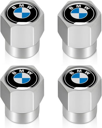 Tire Valve Stem Cap Cover for BMW M X1 X3 M3 M5 X1 X5 X6 Z4 3 5 7 Belt O-Ring Seal Corrosion Resistant tire Valve caps 4 Pc Black5 in Kuwait