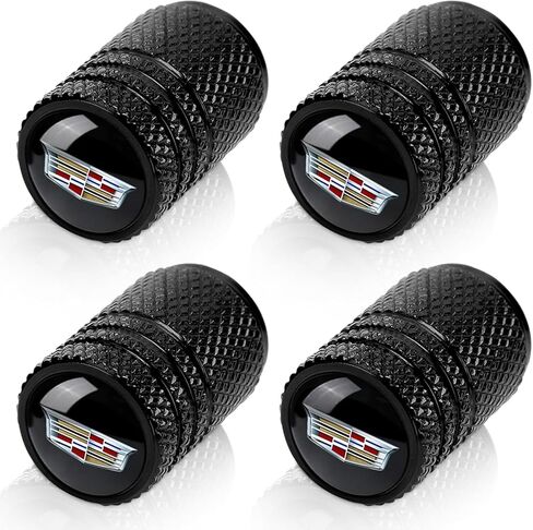 Tire Valve Stem Cap Cover Fit for Nissan Belt O-Ring Seal Corrosion Resistant Tire Valve Caps Car Accessories 4Pc Black in Kuwait