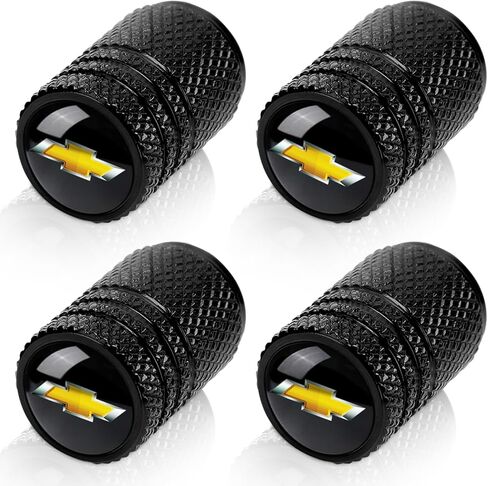 Tire Valve Stem Cap Cover Fit for Nissan Belt O-Ring Seal Corrosion Resistant Tire Valve Caps Car Accessories 4Pc Black in Kuwait