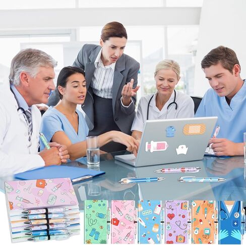 6 Sets CNA Week Gift Bulk Nurse Sticky Notes with Pen Medical Assistant Self-Stick Notes Pads Bundle Writing Memo Pad for CNA Week Gift Nursing Students Graduation Gifts in Saudi Arabia