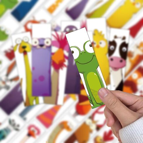 مجموعة إشارات مرجعية للحيوانات مكونة من 30 قطعة - غريبة الأطوار ومتنوعة لعشاق الكتب in Kuwait