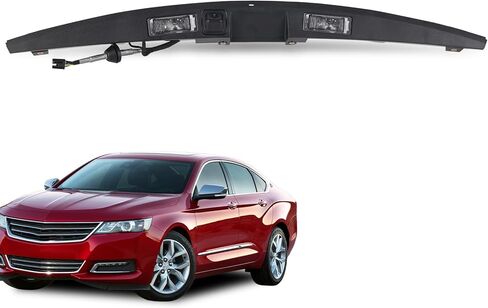 84096555 Rear Trunk Lamp Carrier Trim License Frame Light with Camera Compatible with Chevy Impala 2014-2020 Replace OE# 84096555 22749927 in Saudi Arabia