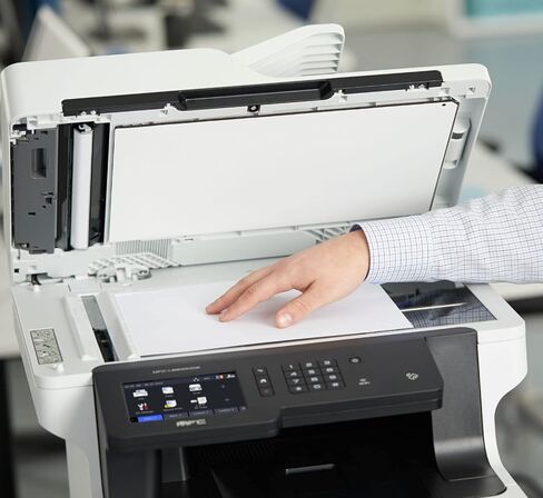 طابعة ليزر Brother Color MFC-L8900CDW لاسلكية الكل في واحد، بيضاء - طباعة نسخة ومسح فاكس - 33 صفحة في الدقيقة، 2400 × 600 نقطة في البوصة، شاشة لمس LED 5 بوصة، طباعة تلقائية على الوجهين، 70 ورقة ADF، NFC، إيثرنت in Kuwait