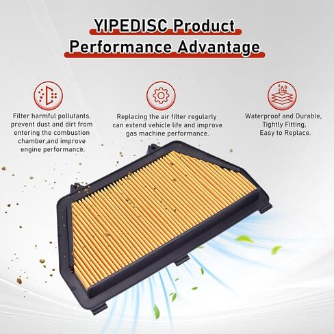 1620 Air Filter 17210-MFJ-D00 Fit for Honda CBR600RR CBR600 RR 2007-2026 CBR600RR CBR600 RR C-ABS 2009-2023 in Kuwait