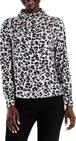 NIC+ZOE Women's Cheetah Pop Top in Kuwait