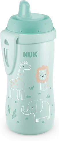 كوب NUK Active ذو فوهة صلبة ومضاد للانسكاب، 10 أونصة، عبوة واحدة، 9+ أشهر - خالٍ من BPA، كوب مضاد للانسكاب in Saudi Arabia