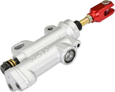 Motorcycle Rear Hydraulic Brake Master Cylinder Pump For Kayo T2 T4 T6 K2 K6 Bosuer BSE M4 M2 K5 Nc250 250cc ATV Dirt Bike(Silver) in Saudi Arabia