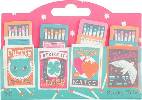 Karma, 100 Sticky Paper Tabs, Cute Page Markers, Sticky Index Tabs, Colorful Annotation Sticky Tabs, Matches in Kuwait