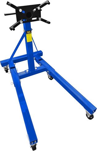 KEIKI Engine Stand 2000LBS Capacity, 360 Degree Rotating Engine Run Stand, Steel Motor Stand with 6 Casters, Foldable Engine Holder for Auto Repair & Maintenance (Blue) in Saudi Arabia