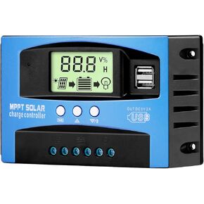 Solar Charge Controller MPPT 12/24V Auto-Switch Universal Controller for Lead-Acid & Lithium Batteries (30A) in Saudi Arabia