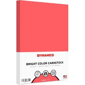 Light Red Bright Color Cardstock Paper – Great for Arts & Crafts, Scrapbooking, Flyers, Posters | Medium Weight Card Stock 65lb (176gsm) Cover Card Stock | 8.5 x 11" | 50 Sheets in Saudi Arabia