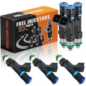 0280158020 Upgraded 4-hole Fuel Injectors Fit For:-Jeep Grand Cherokee 2005-2010, Liberty 2004-2012; For:-Dodge Dakota 2004-2011, Durango 2004-2009; For:-RAM 1500 2004-2010 -3.7L [6PCS] in Saudi Arabia