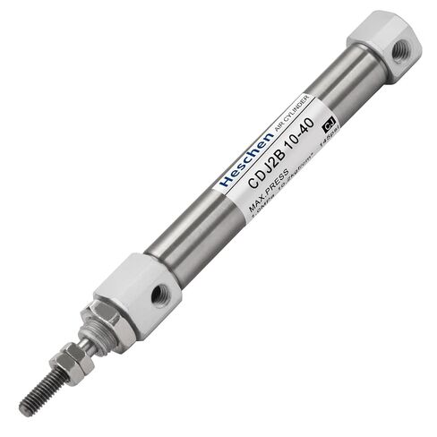 Stainless Steel Slim Air Pneumatic Cylinder, CDJ2B 10-40, M5 Port, 10mm Bore, 40mm Stroke, Double Acting Single Rod in Saudi Arabia