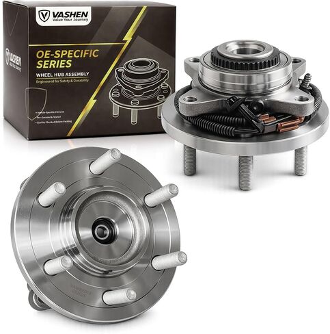 Pair 515177 Front Wheel Bearing Wheel Hub, Fit for Ford F150 F-150 Expedition Lincoln Navigator 4WD 4X4 2018 2019 2020 King Ranch Lariat Limited Platinum SSV XL XLT, 6-Lugs w/ABS in Saudi Arabia