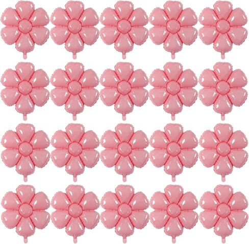 20 Pieces Daisy Balloons, Daisy Balloons, for Daisy Birthday Decorations, Baby Shower, Wedding, Baby Shower in Saudi Arabia