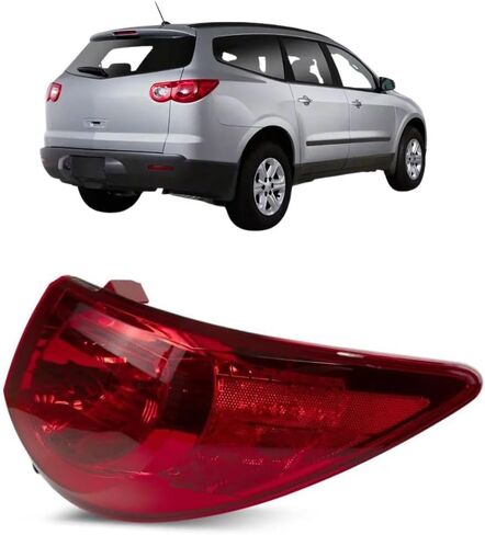 Tail Light Assembly For 2009 2010 2011 2012 Chevy Traverse - Passenger Side - Includes Lens Cover, Housing, Bulb - Rear Tail Light Cover Replacement For 15912686 in Kuwait