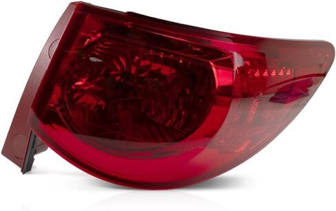 Tail Light Assembly For 2009 2010 2011 2012 Chevy Traverse - Passenger Side - Includes Lens Cover, Housing, Bulb - Rear Tail Light Cover Replacement For 15912686 in Kuwait