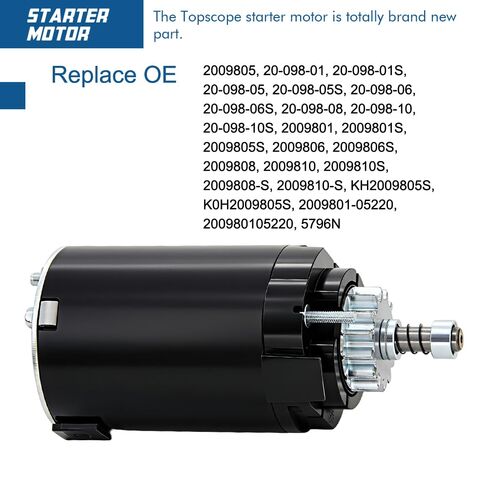 استبدال Kohler Starter لـ 18HP-21HP SV470-SV620 الشجاعة محرك واحد OE 20-098-08 20-098-01 20-098-11 20-098-06S 20-098-10S لجزازة Toro TimeCutter LX420 LX425 LX460 New Holland جزازة صناعية in Kuwait