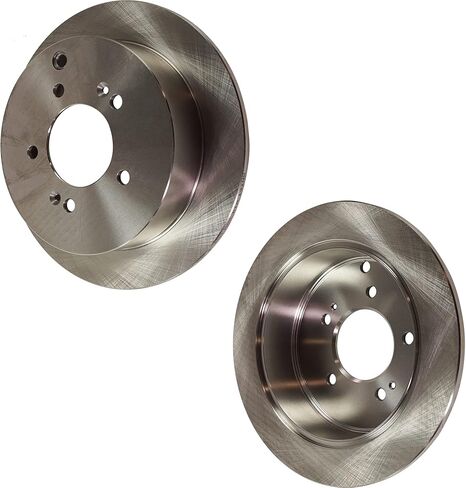 مجموعة أقراص الفرامل SureStop ذات العجلتين متوافقة مع Hyundai Santa Fe 2001-2006، Tucson 2005-2015، Kia Sportage 2005-2016 الخلفية، سطح عادي، صلب، 5 العروات، 283.72 مم، الدفع الرباعي، AWD، سلسلة Pro-Line in Kuwait