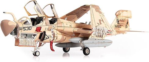 Grumman EA-6B Prowler Attack Aircraft VAQ-133 ويزاردز، أفغانستان (2007) البحرية الأمريكية 1/72 نموذج Diecast من JC Wings JCW-72-EA6B-005 in Kuwait