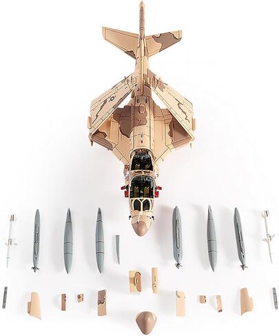 Grumman EA-6B Prowler Attack Aircraft VAQ-133 ويزاردز، أفغانستان (2007) البحرية الأمريكية 1/72 نموذج Diecast من JC Wings JCW-72-EA6B-005 in Kuwait