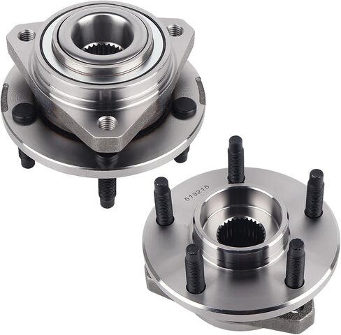 KUSATEC 513215 2pcs Front Wheel Bearing and Hub Assembly Compatible with 2007-2004 Chevy Malibu, 2007-2005 Pontiac G6, 5 Lug Bolts without ABS in Kuwait