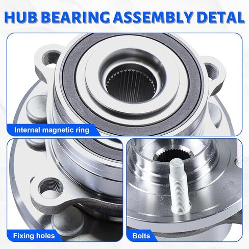 2 x 512460 Front or Rear Wheel Bearing Hub Assembly with 5 Lug Compatible with Ford Explorer 2011-2018, Fit for Ford Police Interceptor Utility 2013-2018 in Kuwait