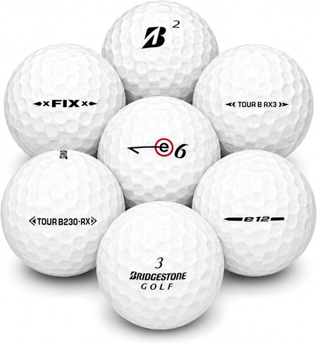 Afford-A-Ball Golf. (50 Pack) Recycled for Bridgestone White Golf Ball Mix. Golf Supplies for Men & Women. Best Budget Golf Balls. in Saudi Arabia
