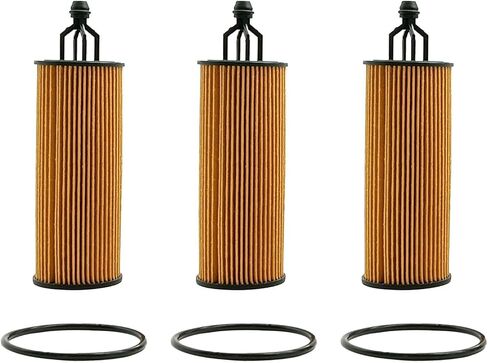 3 Pcs Automotive Replacement Car Engine Oil Filter for my car for Chrysler 200 2014-2017 for Chrysler Town & Country 2014-2016 for Dodge Charger 2014-2020 for Dodge Journey 2014-2019 WL10010 CH11665 in Kuwait