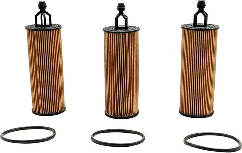 3 Pcs Automotive Replacement Car Engine Oil Filter for my car for Chrysler 200 2014-2017 for Chrysler Town & Country 2014-2016 for Dodge Charger 2014-2020 for Dodge Journey 2014-2019 WL10010 CH11665 in Kuwait