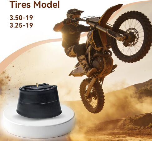 2-Pack 3.25/3.50-19 Inner Tube 3.25-19 3.50-19 100/90-19 Tube Replacement with Straight Valve Stem- TR4 in Saudi Arabia