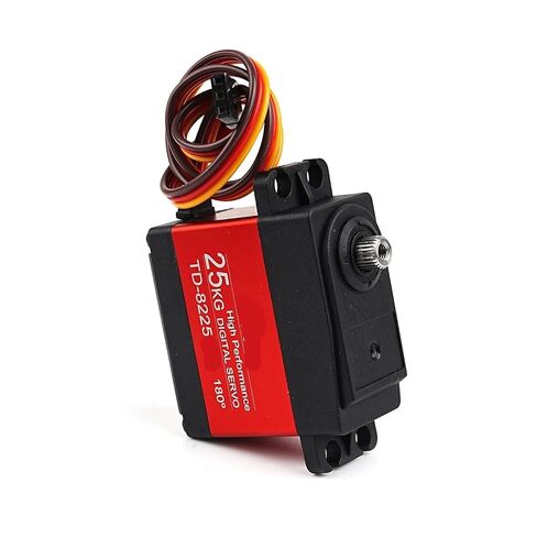 TD-8225MG High Torque Servo Gear for 1/8 1/10 1/12 Ship Robot Arm(2PCS-25KG 270 Degree) in Kuwait