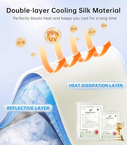ULiXWH 2026 Upgrade Universal Windshield Sun Shade Umbrella - Medium,【Nano Ice-Crystal Coating】 Car Sunshade for Front Windshield, UPF50+ Heat & UV Block, Protect Interior & Keep Cooler, (57" x 32") in Saudi Arabia