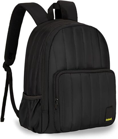 Goloni Puffer Laptop Backpack for Women, 14.7 Inch Waterproof Quilted Backpack,Lightweight Travel Daypack, Casual Laptop Bag,Black in Saudi Arabia