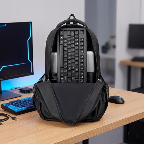 2026 New Model Large Capacity Travel Backpack for Men-Durable Nylon Premium Quality Adjustable Straps Multi-Compartment Casual Computer Business Backpack Blue in Kuwait