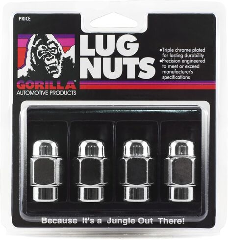 Gorilla Automotive 72187 Short Shank Lug Nuts (1/2" Thread Size) in Kuwait