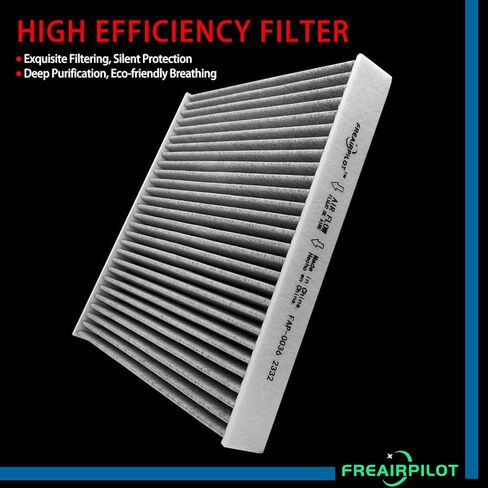 فلتر هواء المقصورة Freairpilot CF10074، بديل لكزس GS F، GS200t، GS300، GS350، GS450h، IS200t، IS250، IS300، IS350، IS500، RC F، RC200t، RC300، RC350؛ OEM # CF3345C، C59188C، CAF1726، XC10218C. in Kuwait