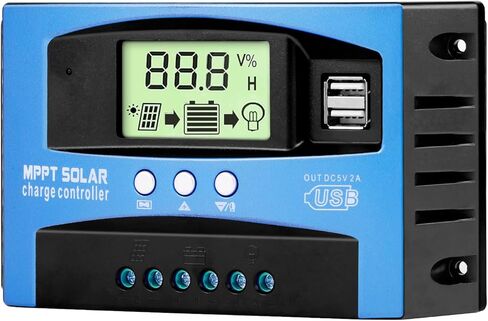 Solar Charge Controller MPPT 12/24V Auto-Switch Universal Controller for Lead-Acid & Lithium Batteries (30A) in Saudi Arabia