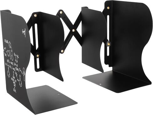 Retractable Folding Desktop Book Holder Adjustable Table Bookshelf Organizer Creative Black Student Desk Book Rack for Reading in Kuwait