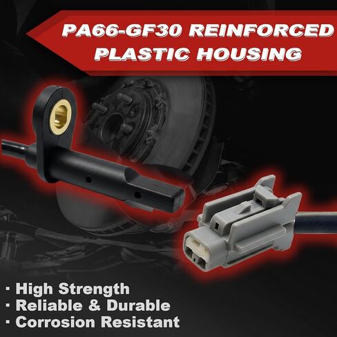 ABS Wheel Speed Sensor 2Pcs: Front Left & Right Compatible with Nissan 2008-2013 Rogue L4 2.5L in Kuwait