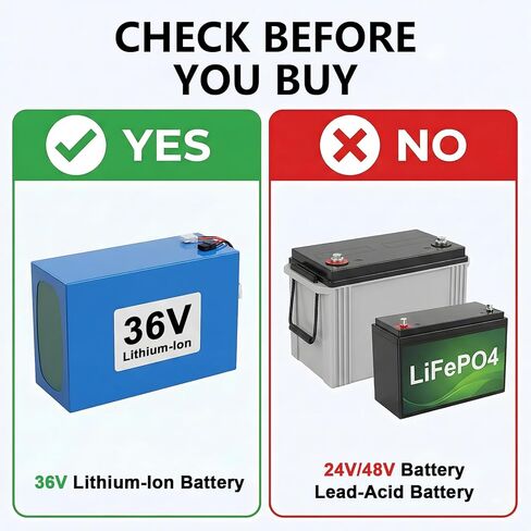 36V Lithium Battery Charger, ETL Certified 42V 2A Charger for Electric Scooter Hoverboard Ebike, Compatible with Gotrax,Jetson,Ninebot,Volpam,Segway, Sisigad,Hover 1 (for 36V Lithium Batteries only) in Saudi Arabia