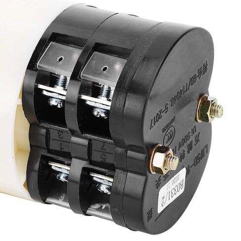 مفتاح دوار عالمي LW5D16B0331/2، 16 أمبير 110-380 فولت، هيكل عالمي مدمج يناسب مفتاح إعادة الضبط القياسي من نوع كام للتحكم في المحرك العكسي للأمام in Kuwait