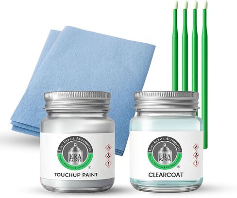 ERA Paints - KCS - Sparkling Silver Metallic for HYUNDAI Exact OEM Color Match Automotive Touch Up Paint for Cars - Scratch & Chip Repair for Metal & Plastic - Essential Kit - Made in USA in Kuwait