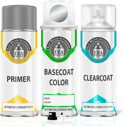 ERA Paints - KCS - Sparkling Silver Metallic for HYUNDAI Exact OEM Color Match Automotive Touch Up Paint for Cars - Scratch & Chip Repair for Metal & Plastic - Essential Kit - Made in USA in Kuwait